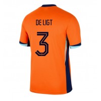 Niederlande Matthijs de Ligt #3 Fußballbekleidung Heimtrikot EM 2024 Kurzarm